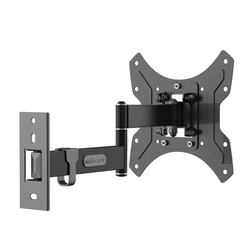 Loctek Pro Mount, 14"-43" Full Motion TV Wall Mount - Max Load 25kg - Max VESA 200x200mm - Tilt -2+12deg - Swivel -90 +90deg. - TV To Wall 38-402mm - 5 Years Warranty