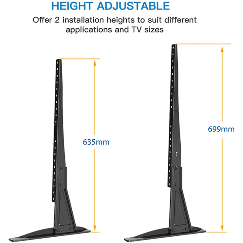 Perlesmith PSTVS01-1 TV Stand for 37-70 Inch Flat Screen, LCD TVs