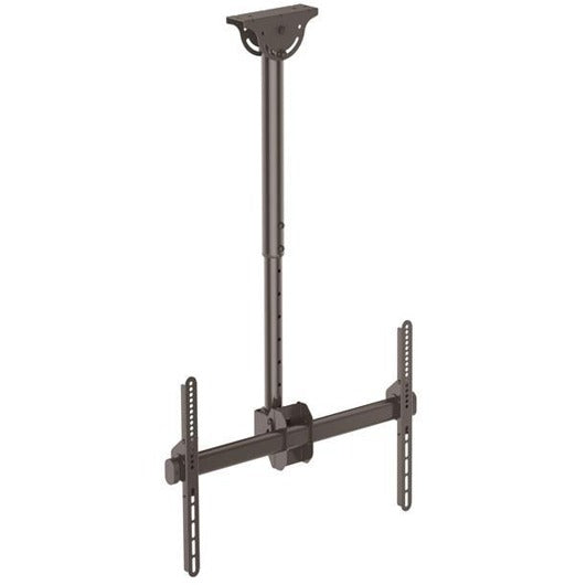 StarTech FPCEILPTBSP Ceiling TV Mount for up to 70in TV Steel -Ceiling TV Mount for VESA Mount TVs 37in to 70in (up to 110 lb./50 kg) - For Sloped or Level Ceilings