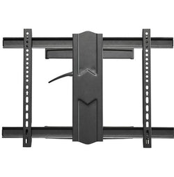 StarTech FPWARTS1 TV Wall Mount for up to 80 inch (100lb) VESA Mount Displays - Low Profile Full Motion Universal TV Wall Mount Bracket - Heavy Duty Adjustable Tilt/Swivel Articulating Arm