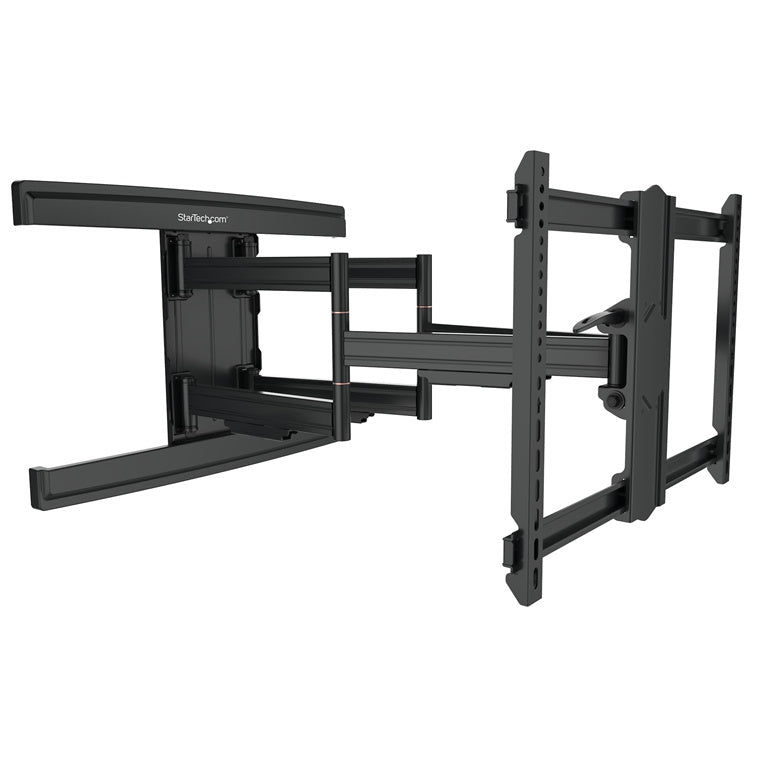 StarTech FPWARTS2 TV Wall Mount supports up to 100 inch VESA Displays - Low Profile Full Motion TV Wall Mount for Large Displays - Heavy Duty Adjustable Tilt/Swivel Articulating Arm Bracket