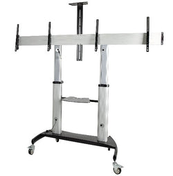 StarTech STNDMTVDUO Dual TV Cart - 37-60in TVs - Height Ajs