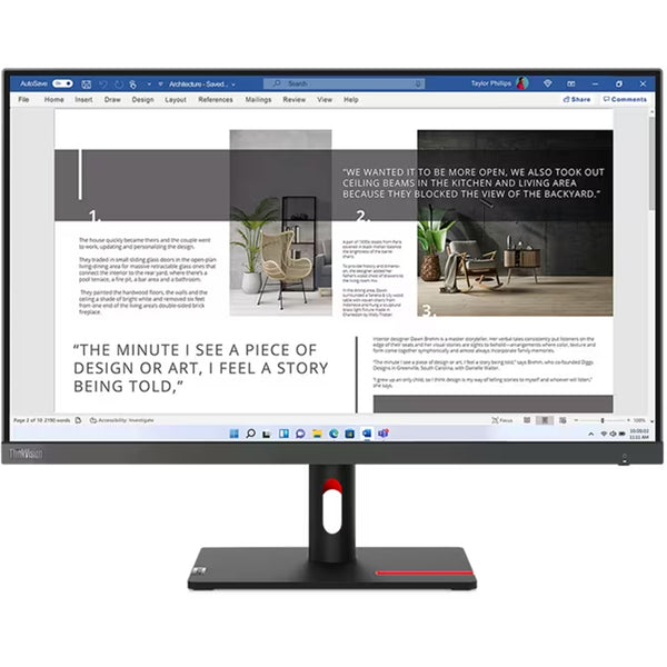 Lenovo ThinkVision S27i-30 27" FHD Business Monitor