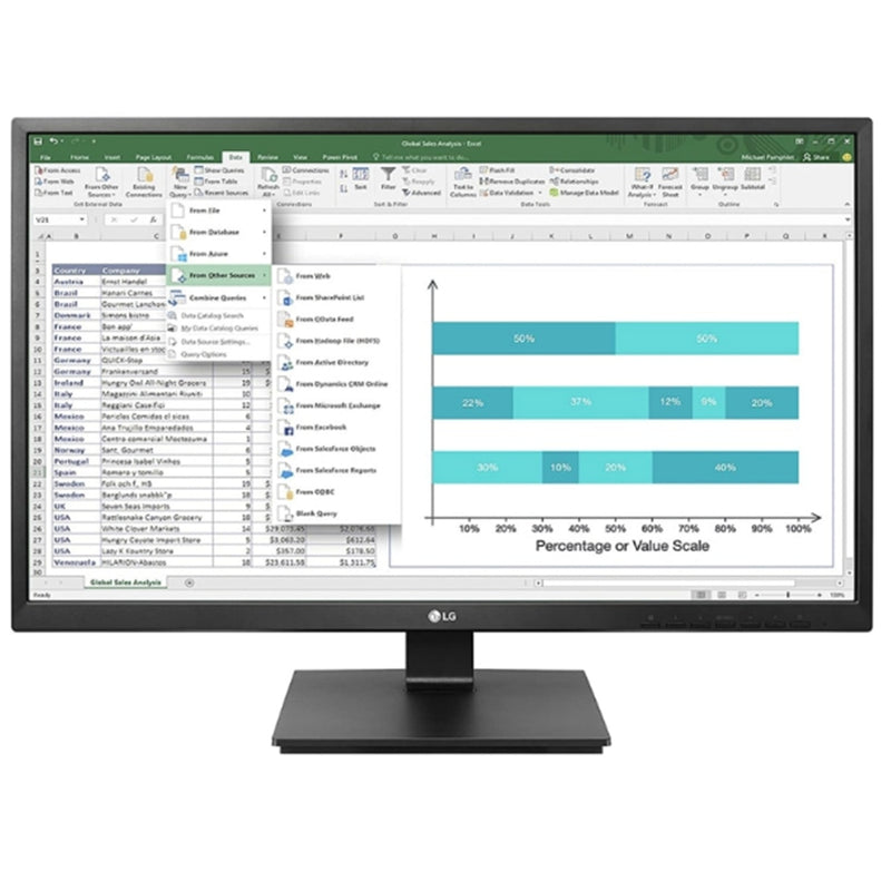 LG 24BK550Y-B 24" FHD Business Monitor