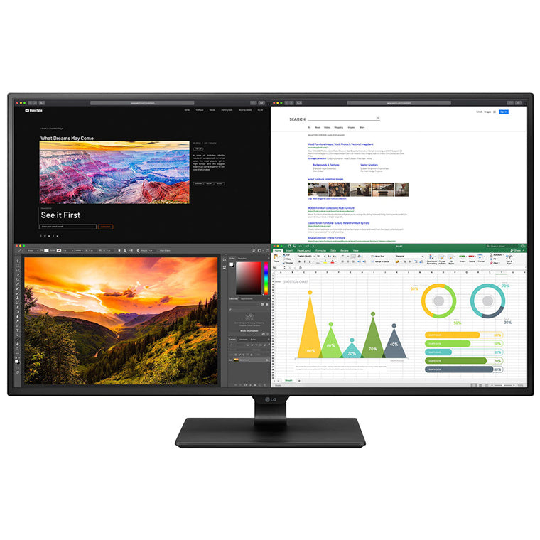 LG 43UN700-B 43" 4K UHD Multi-Tasking Monitor