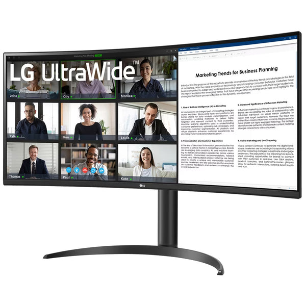 LG 34WR55QC-B 34" WQHD Curved UltraWide Monitor