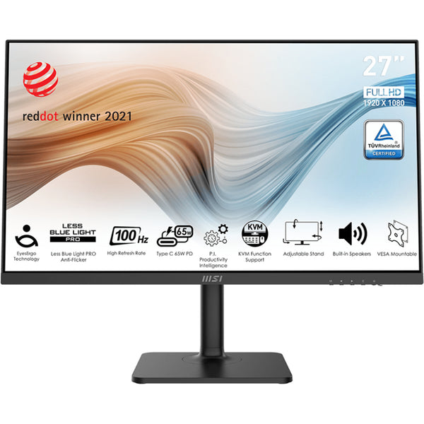 MSI Modern MD272XP 27" FHD Sleek & Ultra-Slim USB-C Premium Business Monitor