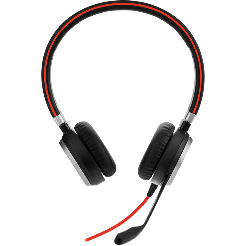 Jabra Evolve 40 USB-A Wired On-Ear Headset with In-Line Controls - UC Certified