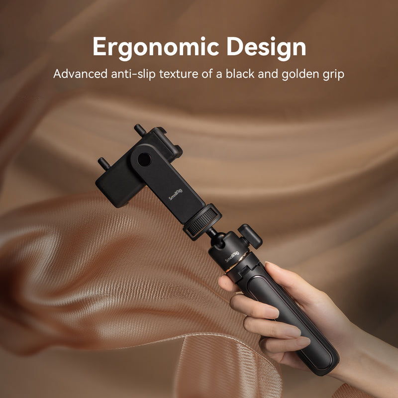 SmallRig Smartphone Vlog Tripod Kit VK-50 Advanced Version - Combines the functions of a tripod and selfie stick. Compact and portable