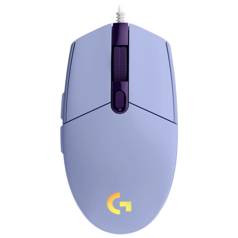 Logitech G203 LIGHTSYNC RGB Wired Gaming Mouse - Lilac