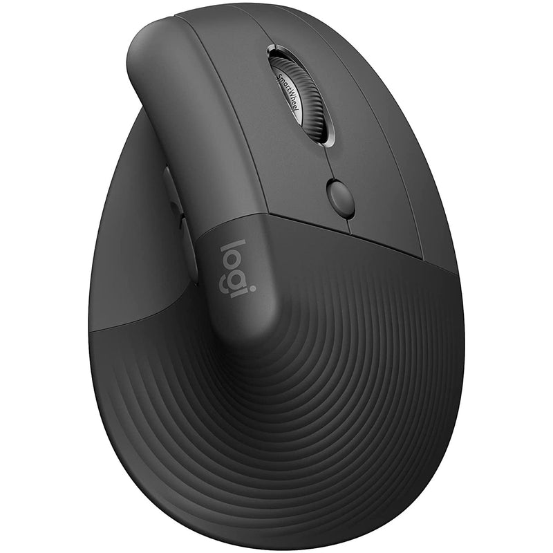 Logitech Lift Vertical Ergonomic Wireless Mouse - Graphite