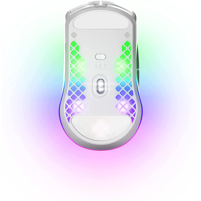 Steelseries Aerox 3 RGB Wireless Gaming Mouse - Snow