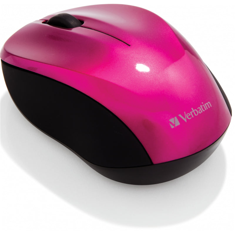 Verbatim GO NANO 49043 Wireless Mouse - Hot Pink