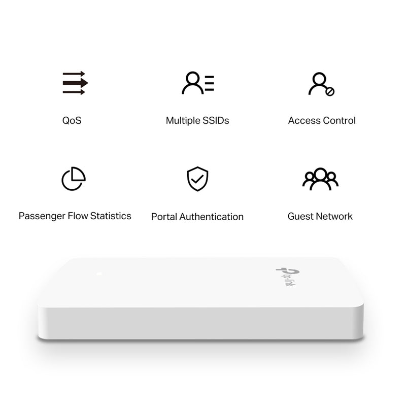 TP-Link Omada EAP235-Wall MU-MIMO, Dual-Band AC1200 (300+867Mbps) Wall-Plate Wi-Fi Access Point, 4 x Gigabit Ethernet Port