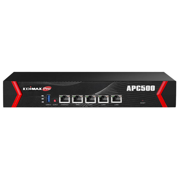 Edimax APC500 Wireless AP Controller. Scalable architecture. Centralized management. Guest access andcaptive portal. Supports Edimax PRO CAP and WAP model AP s.