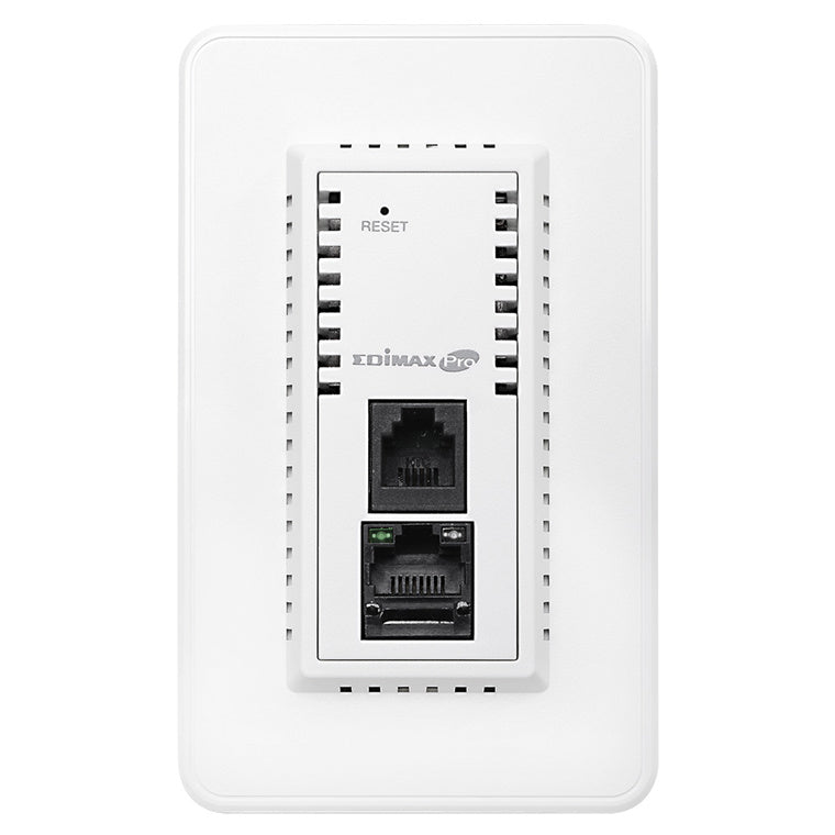 Edimax IAP1200 AC1200 In-Wall Dual-Band PoE Access Point. 802.11ac Highspeeddual-band.In-walldesign with easy install kit. High density BYOE usage. Seamless mobility.