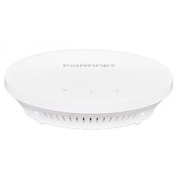 Fortinet FAP-221-E-N Indoor Wireless AP, Dual radio (802.11 b/g/n and 802.11 a/n/ac Wave 2, 2x2 MU-MIMO), internal antennas, 1 x 10/100/1000 RJ45 port, BT / BLE. Ceiling/wall mount kit included, power adapter/injector sold separately