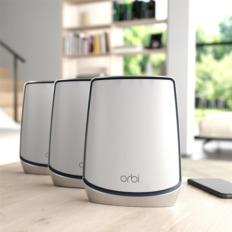 NETGEAR Orbi RBK853 (AX6000) Tri-Band WiFi 6 Mesh System - 3 Pack