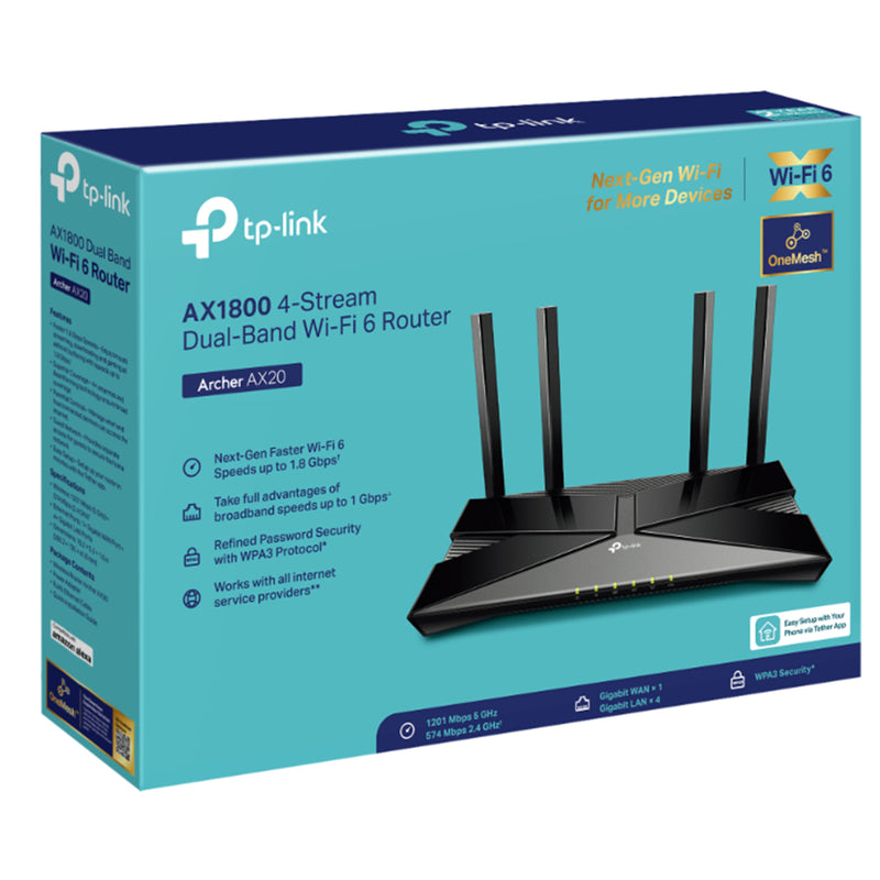 TP-Link Archer (AX1800) Dual-Band WiFi 6 Gigabit Router