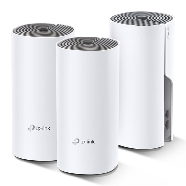 TP-Link Deco E4 (AC1200) Dual-Band WiFi 5 Whole Home Mesh System - 3 Pack