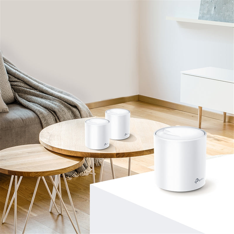 TP-Link Deco X60 V3.2 (AX5400) Dual-Band WiFi 6 Whole-Home Mesh System - 2 Pack