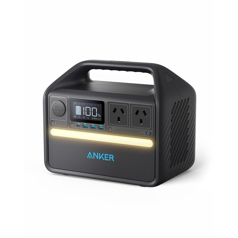 ANKER 535 512Wh PowerStation AC Output 500w, Surge (716w) 2* AC Ports, USB-C 60W Port 3* USB-A 12W & Car outlet 120W.