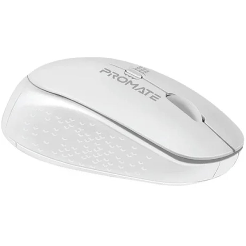 Promate TRACKER.WH Ergonomic Wireless Mouse 800/1200/1600 Dpi. 10m Working Range. Included