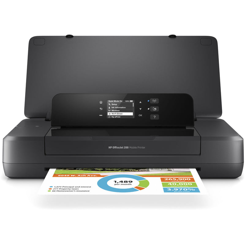 HP Portable Printer Startup Pack Includes one Officejet 200 Portable printer & 2500 Sheets A4 Paper