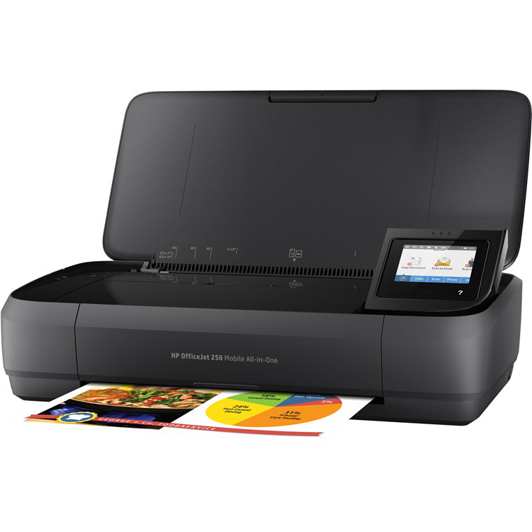 HP Portable Printer Startup Pack Includes one Officejet 250 Portable printer & 2500 Sheets A4 Paper