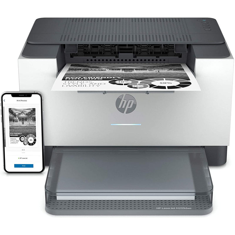 HP Home Startup Printer Pack Includes one M209dwe Mono Laser Printer & 1000 Sheets A4 Paper