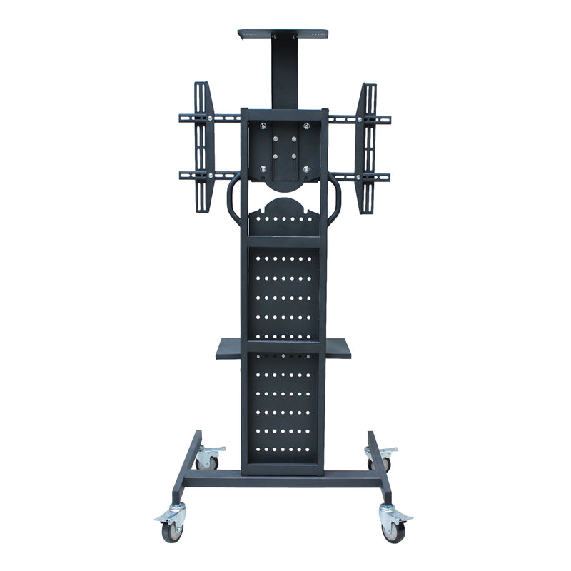 32-80" TV Cart - Hold up To 80 KG Video Conference Mobile Trolley Stand System - 3 Years Warranty