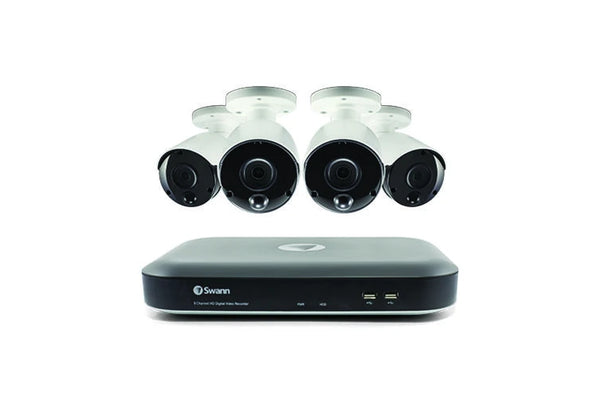 Swann 4 Camera 4 Channel 1080p Full HD DVR Security System, Grey