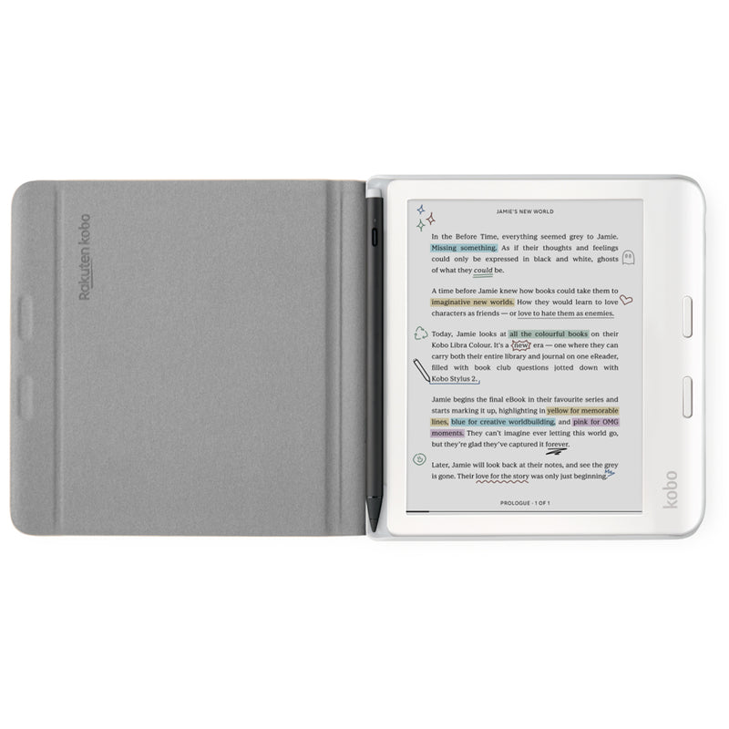 Kobo Libra Colour (2024) Notebook SleepCover Case - Sand Beige