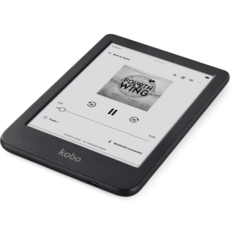 Kobo Clara BW (2024) E-Ink Black & White eReader - Black