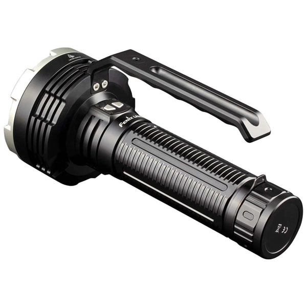 Fenix Work & Search & Rescue LR80R Rechargeable Searchlight Max 18,000 Lumens, Head: 4.25" (108mm), Built-in 7.2V/12000 mAh Li-ion Battery Pack, Max 1,130m Beam Distance. Build-in Dual Ports incl USB-A and Type C Ports Provide Dual-Function