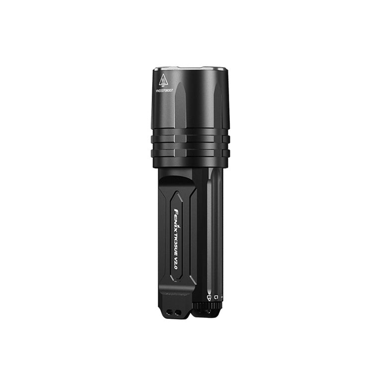 Fenix Tactical & Work TK35UE V2.0 Rechargable LED Torch Max 5,000 Lumens, Head: 1.69" (43mm), Powered by 2 x 18650 Rechargable Li-ion Batteries (NOT Included). Max 400m Beam Distance. Single-Handed Mid-Size Body, Instant Strobe. 5 Years Fre