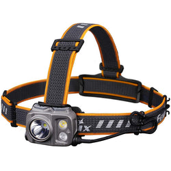 Fenix Work & Professional HP25R V2.0, Iron Grey Expedition Headlamp Max 1,600 Lumens, Powered by 1 x 21700 5,000mAh Li-ion Battery (Included), Single-Handed Control, Build-In USB -C Charging Port. Charging Cable is Included. 5 Years Free Re