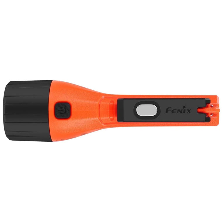 Fenix Explosion-Proof WF11E Intrinsically Safe Flashlight Max 200 Lumens. Orange, Cerfified by IECEx, ATEX and SGS, Power by 3 x AA Alkaline Batteries (Included). 5 Years Free Repair Warranty (Battery for 1 year)!