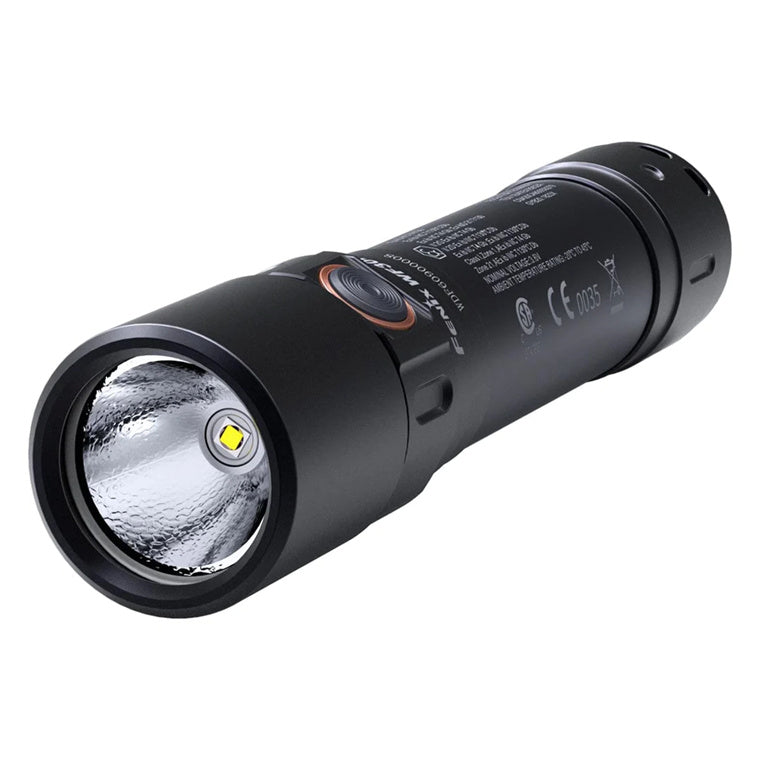 Fenix Explosion-Proof WF30RE Intrinsically Safe Flashlight Max 280 Lumens. Black, Cerfified by IECEx, ATEX, SGS and NEPSI, Power by 1x Explosion Resistant Rechargeable Li-ion Battery (Included). Comes with Charging Adapter and Charging Prot