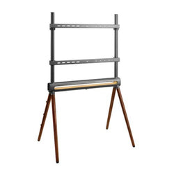 KONIC 49"-70" Scandinavian Easel Studio TV Floor Stand with RGB Light - Weight Capacity 40kg