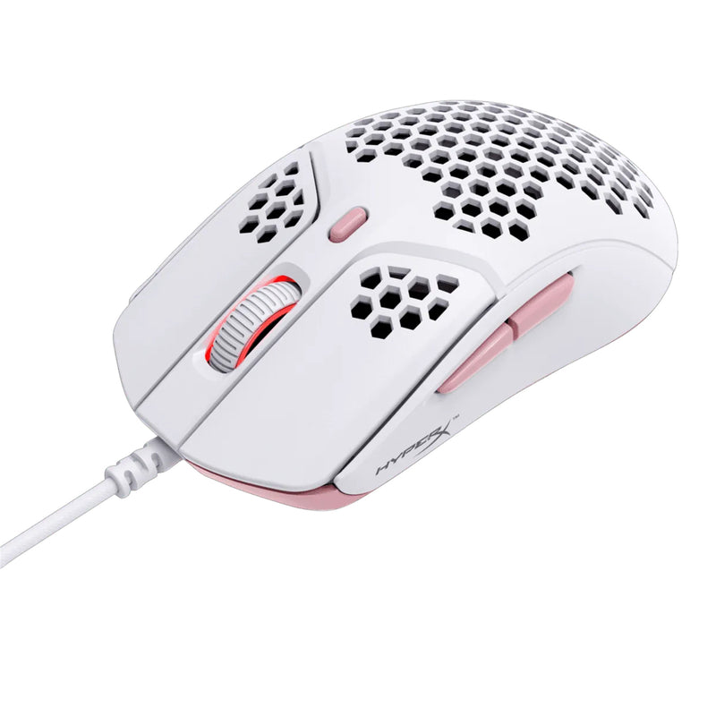 HyperX Pulsefire Haste Gaming Mouse - White / Pink