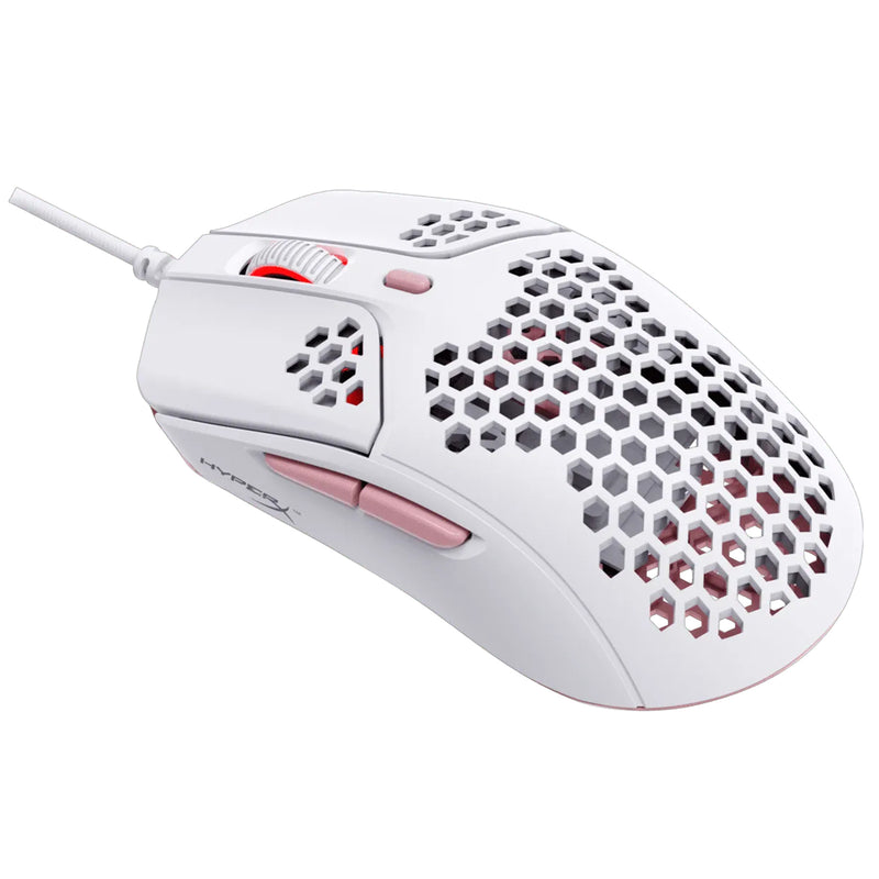 HyperX Pulsefire Haste Gaming Mouse - White / Pink