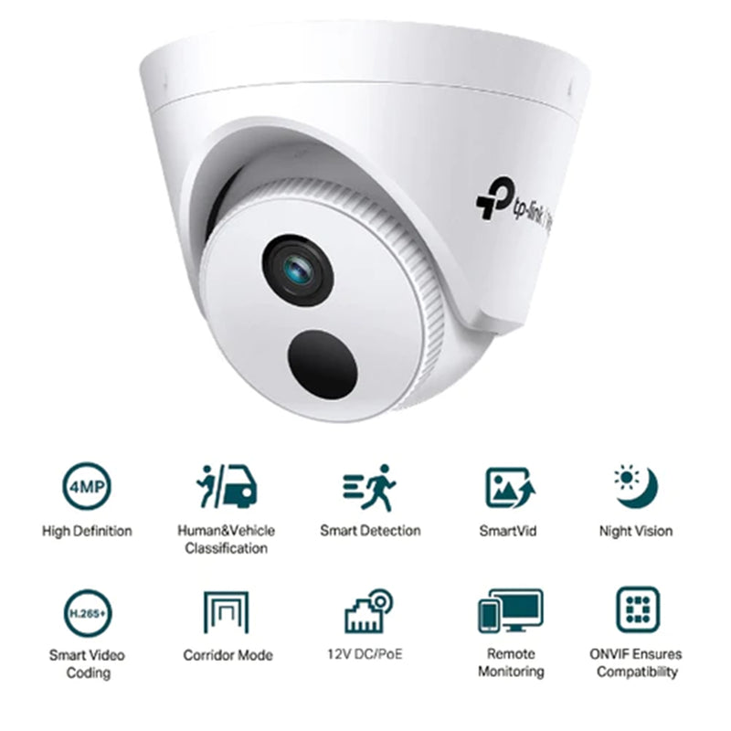 TP-Link VIGI C440I (4mm) VIGI 4MP IR Turret Network Camera