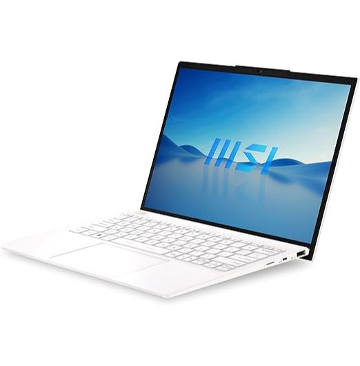 MSI Prestige 13Evo A12M-206AU 13.3-Inch Intel i7-1280P Iris Xe Graphics 16GB LPDDR5 RAM 1TB SSD Business and Productivity Laptop, Pure White