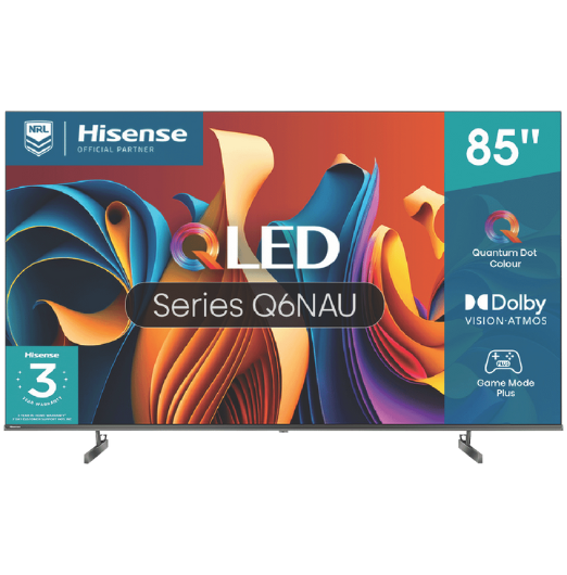 Hisense 85" Q6NAU 4K QLED Smart TV 24