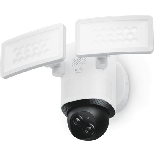 Eufy Security Floodlight 2K Dual Lens Wi-Fi Camera, Pan & Tilt, 2000LM, Siren, Dual-band Wi-Fi