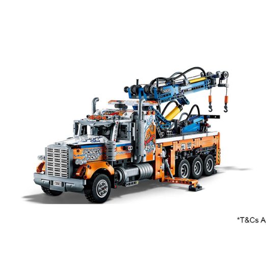 LEGO Technic Heavy-Duty Tow Truck with Crane Toy Model Building Set - Layaway AU