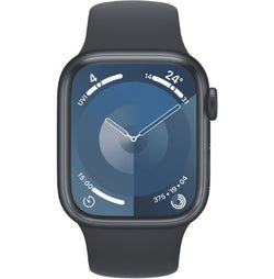Apple Watch Series9 GPS + Cellular 41mm Midnight Aluminium Case with Midnight Sport Band - S/M