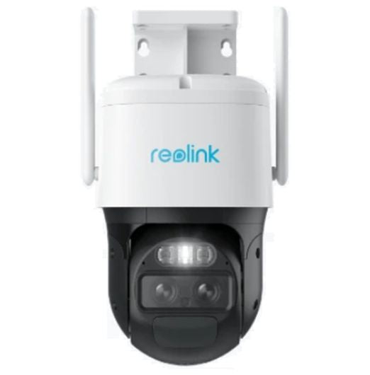 Reolink TrackMix Battery 4MP/2K Dual-Lens PTZ Camera with Motion Tracking, Dual-Band Wi-Fi, Spotlight, Color NightVision, Two-Way Audio & Micro-SD Slot