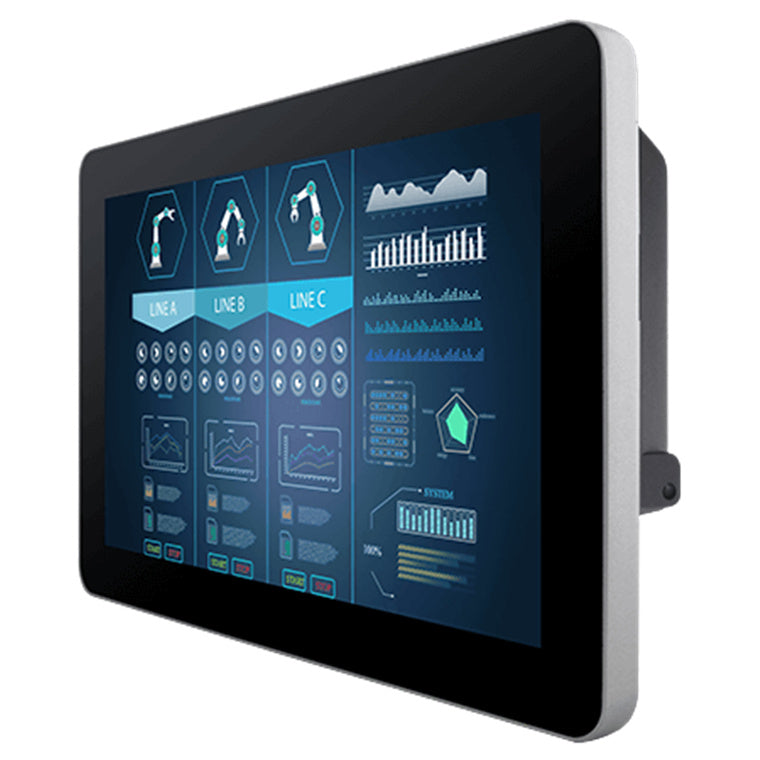 Winmate Multi-Touch Chassis W10L100-PCH2 P-Cap 10.1" 1280x800 Front IP65 Water and Dust Proof, 1xUSB, 1xVGA, Fanless design